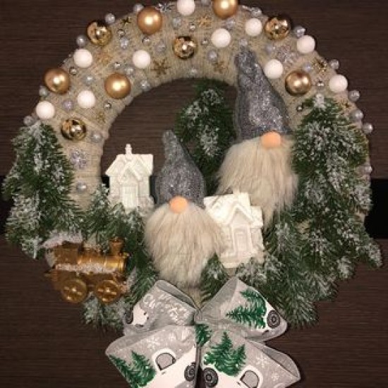 Festive wreath #34